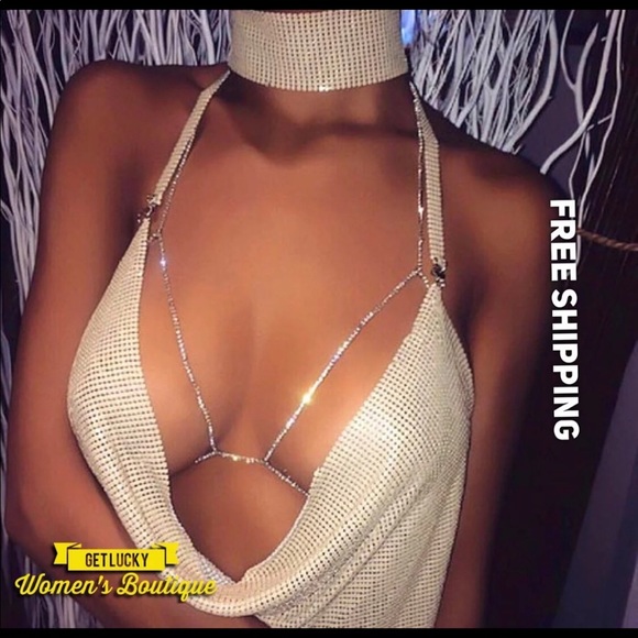 Crystal bra chain - Picture 2 of 3